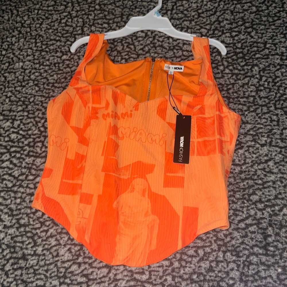 Orange corset brand new